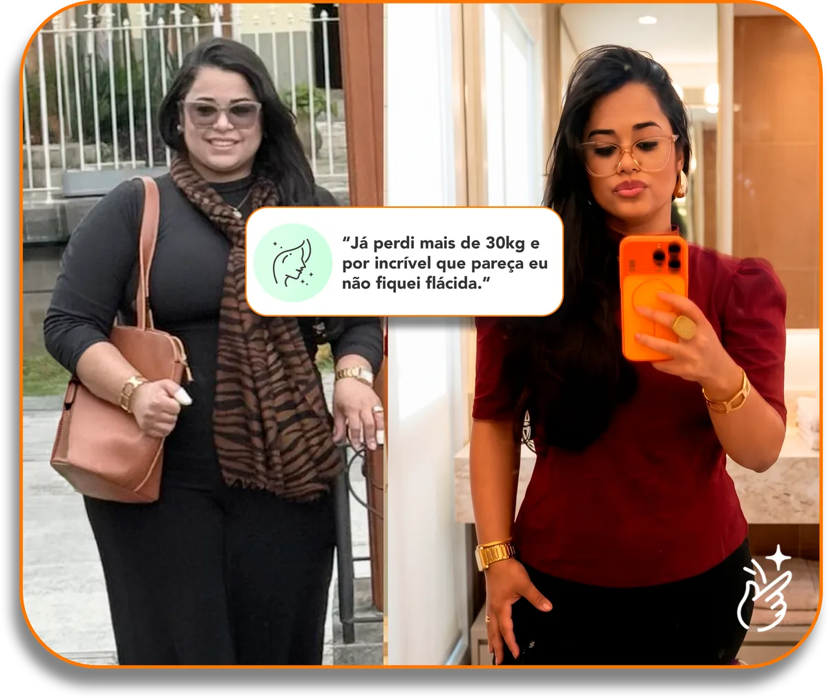 Resultado impressionante de cliente usando Tirzepatida manipulada